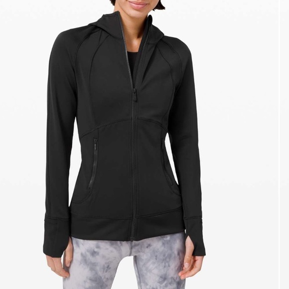 lululemon athletica Jackets & Blazers - Lululemon Day Maker Full Zip Hoodie Black Size 4